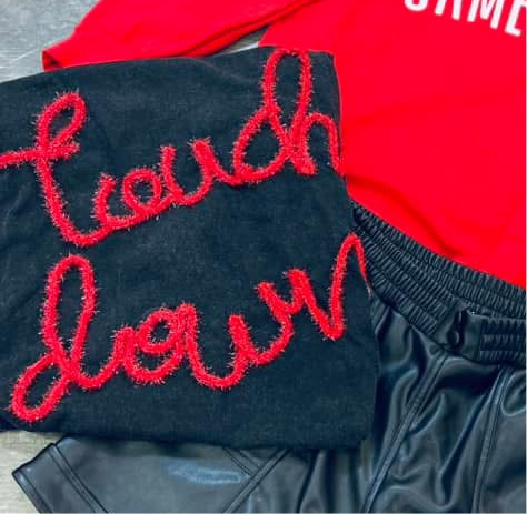 Tinsel Touchdown Top