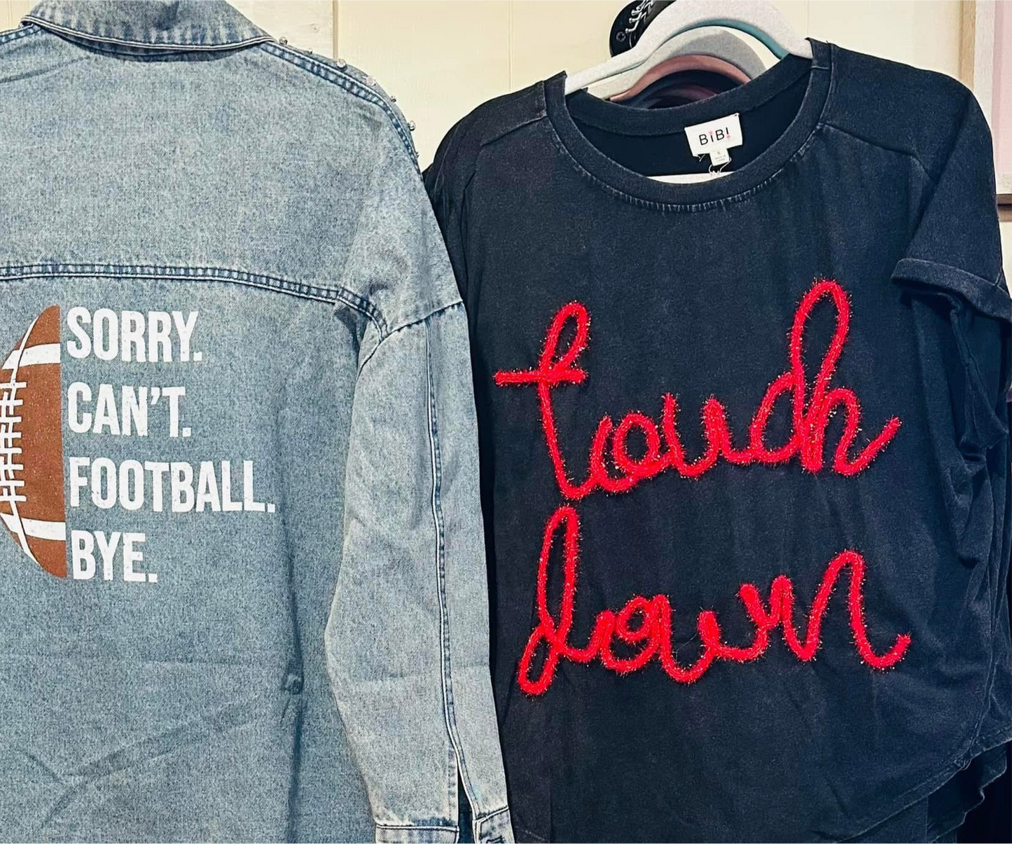 Tinsel Touchdown Top