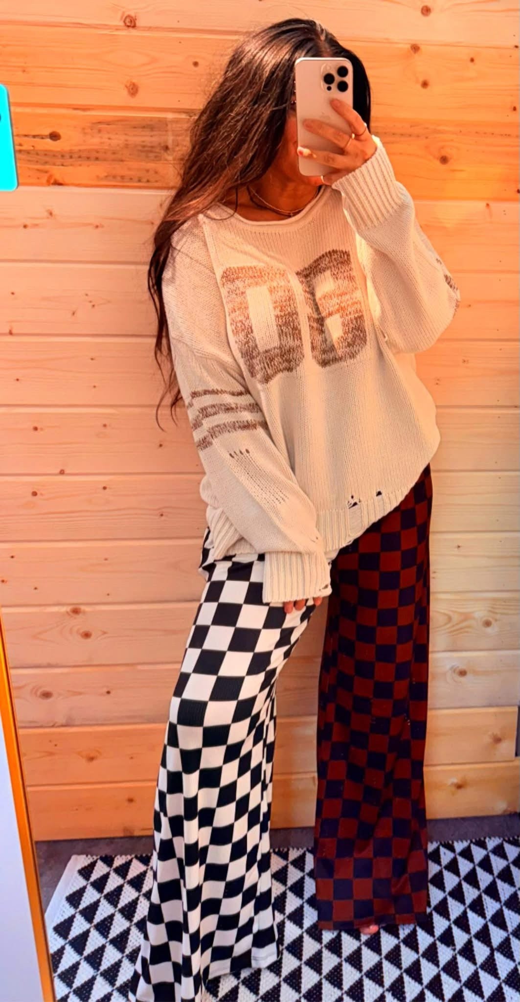 Checkered Chic Pants