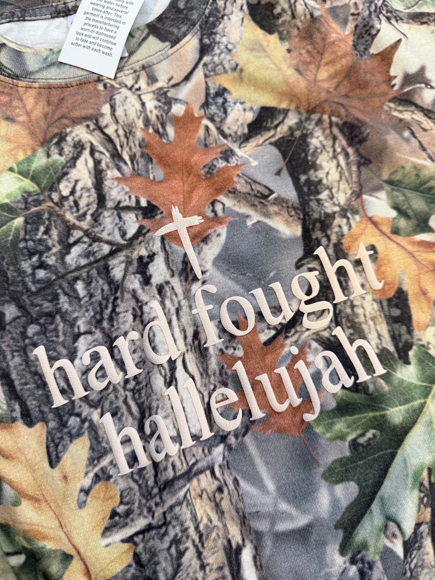 Hard Fought Hallelujah Camo Tee