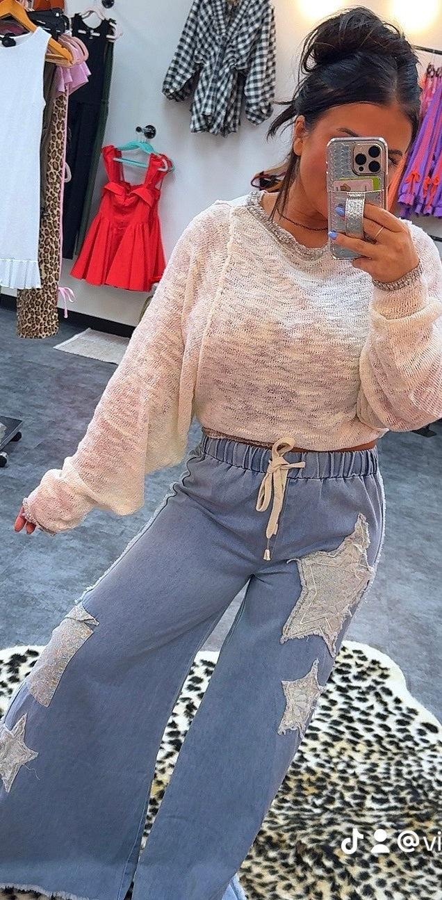 Burn Out Sweater