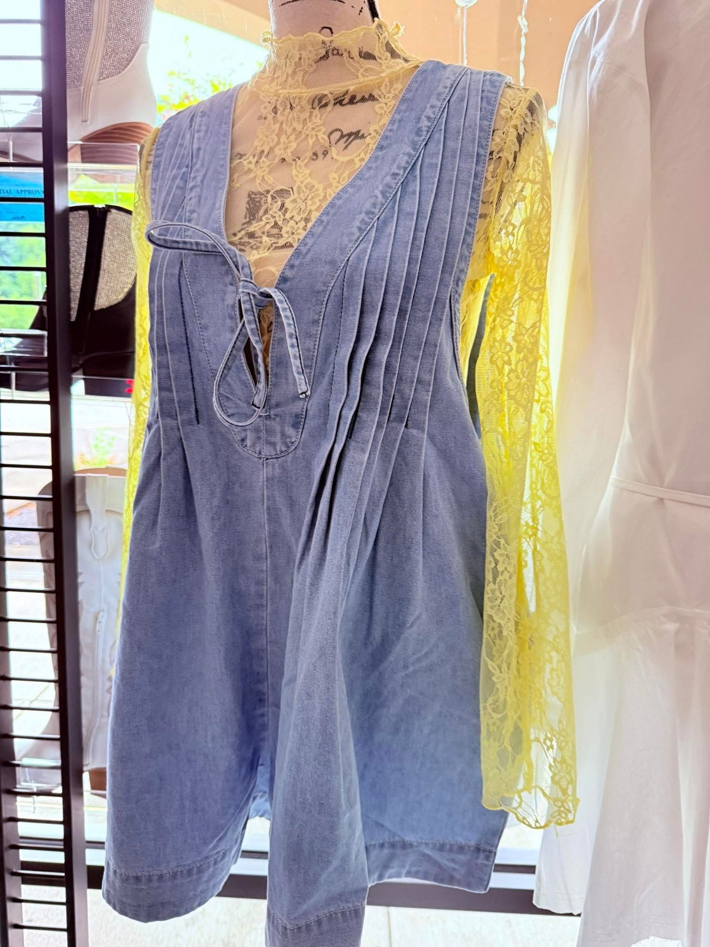 Downtown Denim Romper