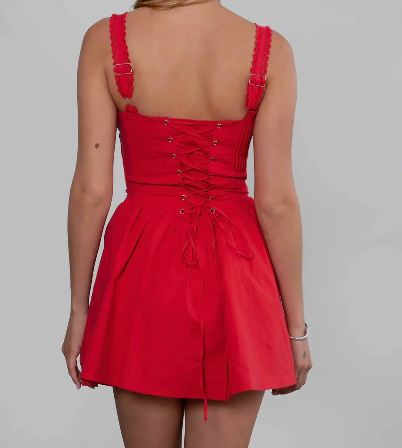 Cherry Bomb Corset Mini Dress