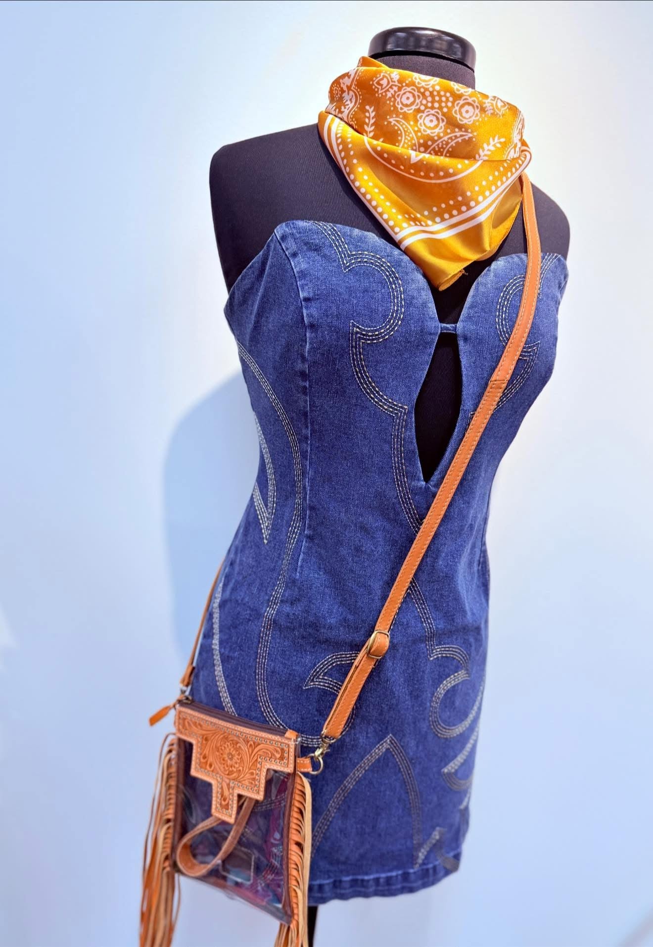 Sweetheart Denim Mini