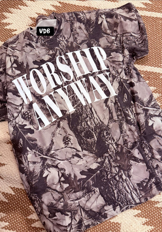 Camo Worship Tee