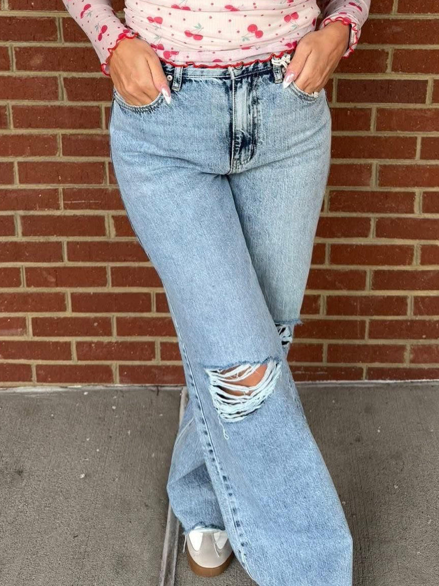 Rebel Road Flare Jeans