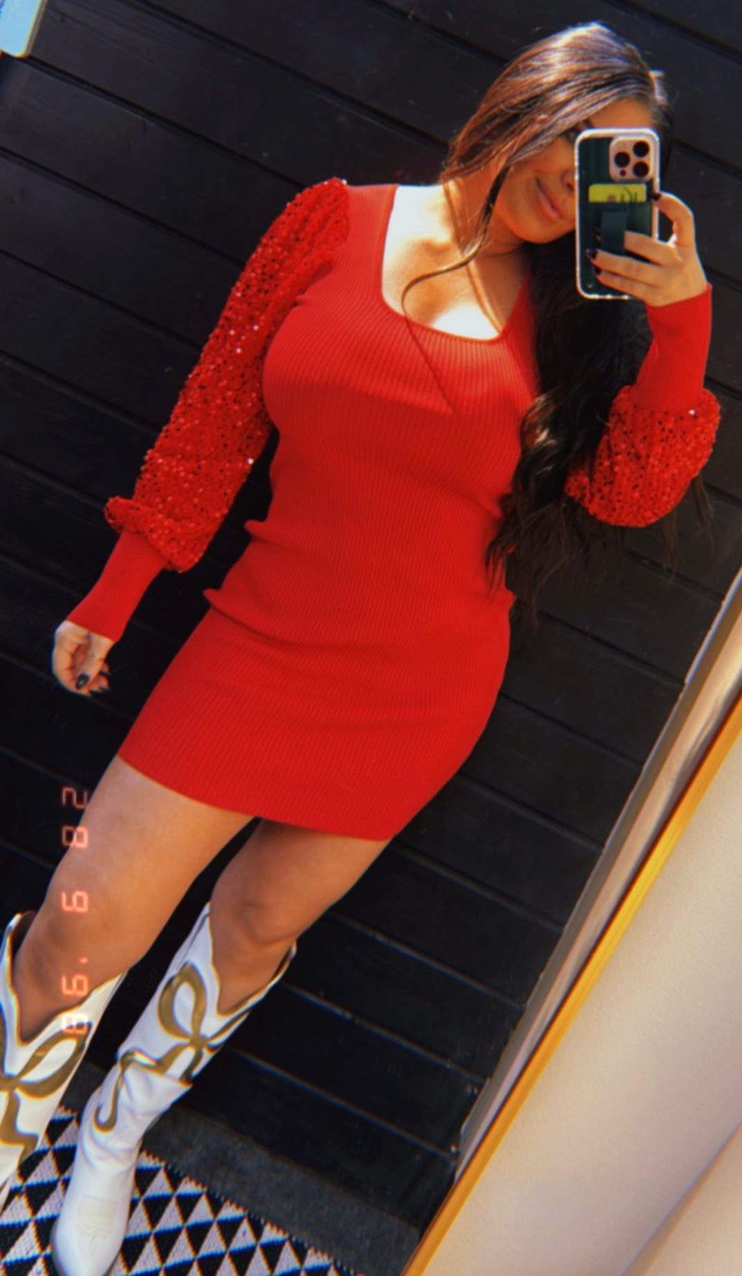 Sweetheart Sequin Dress