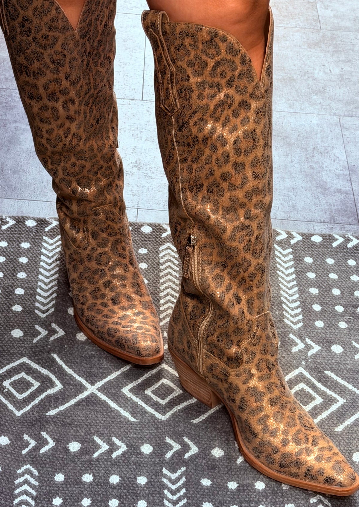 Wild Side Metallic Boots