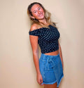 City Lights Polka Dot Top