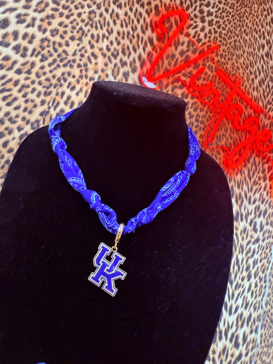 UK BANDANNA SCARF NECKLACE
