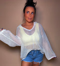 Salt Air Crochet Pullover