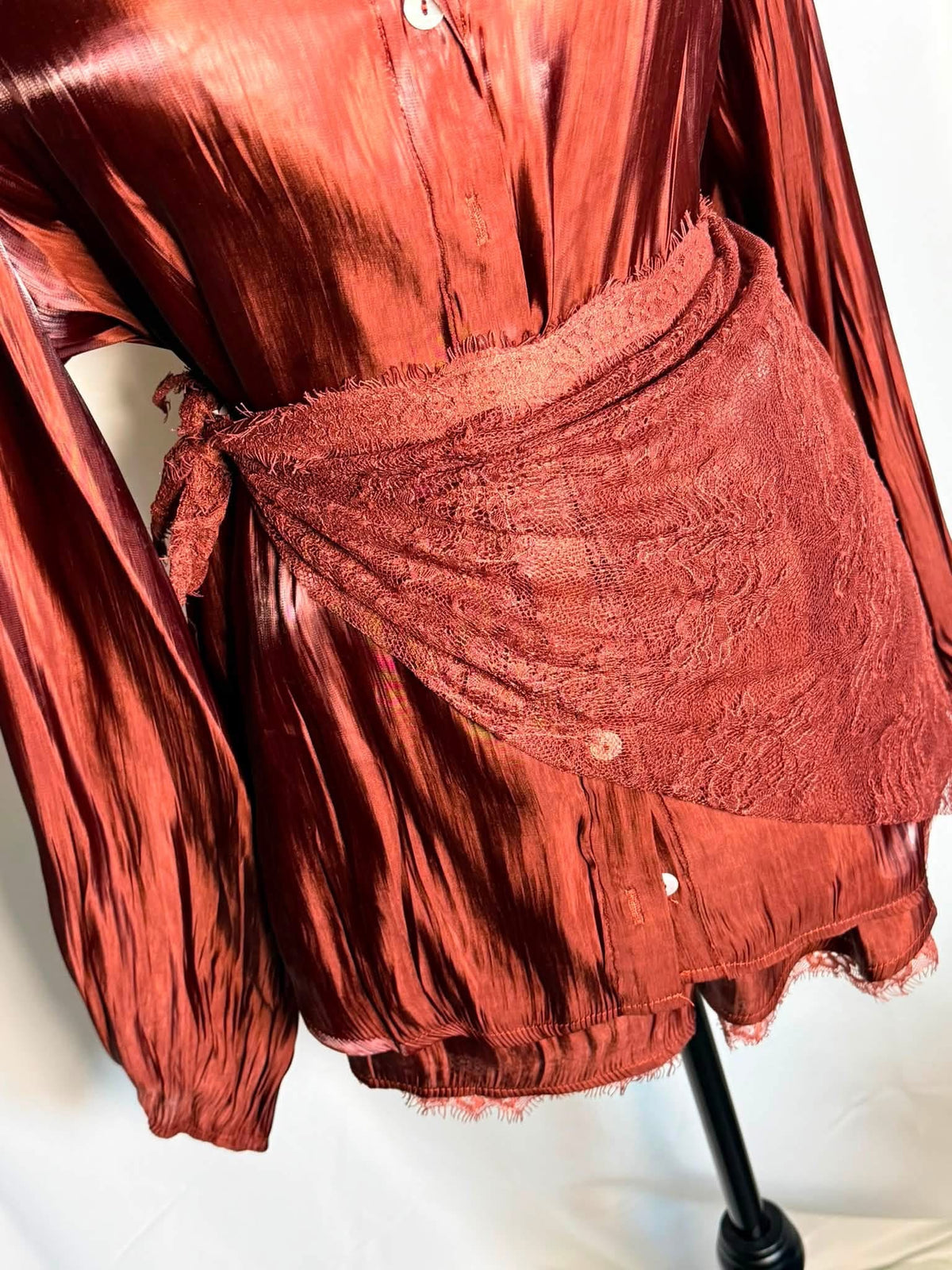 Midnight Merlot Satin Set