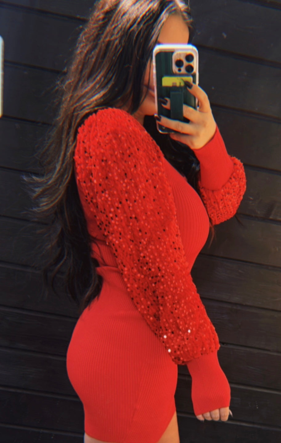 Sweetheart Sequin Dress