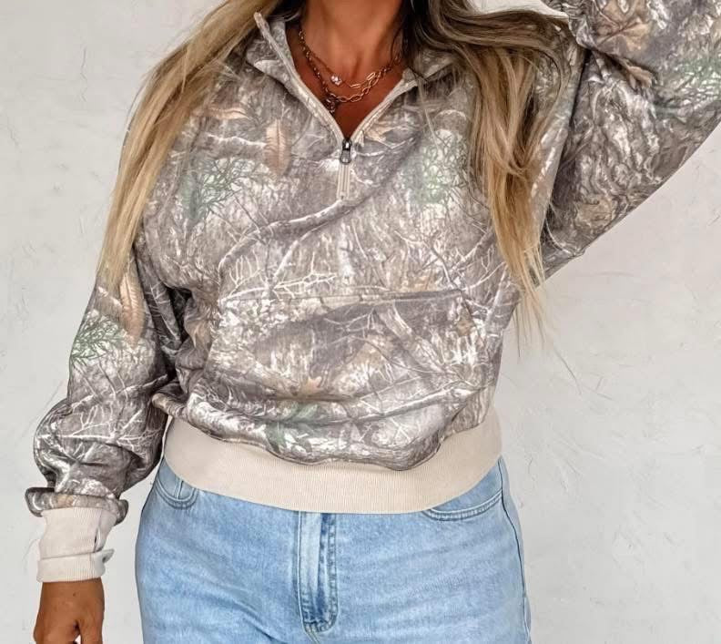 Cozy Camo Pullover