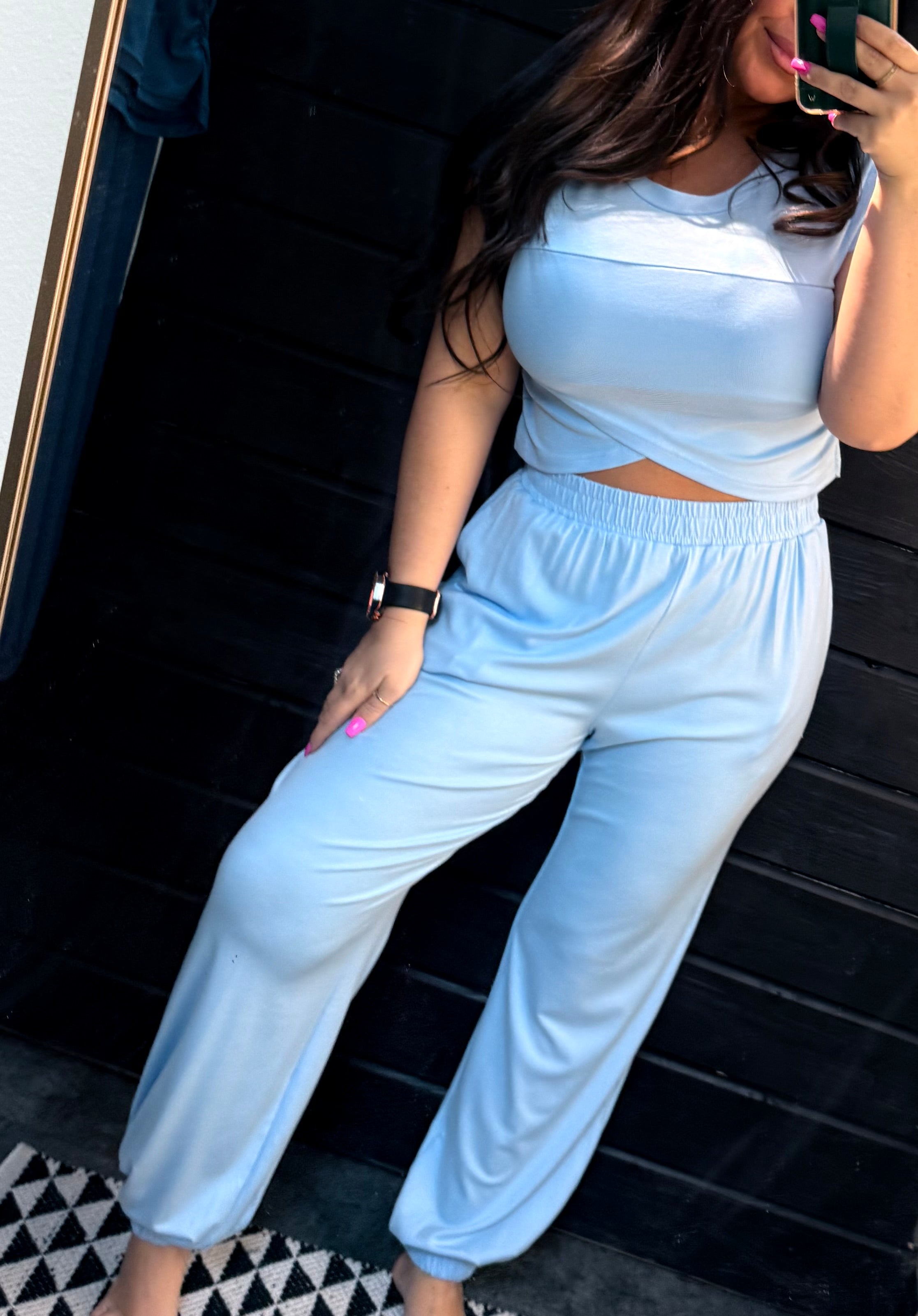 Sky Blue Butter Soft Set