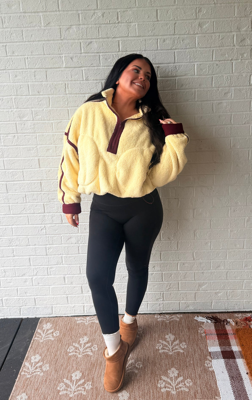 Honey & Haze Sherpa Pullover