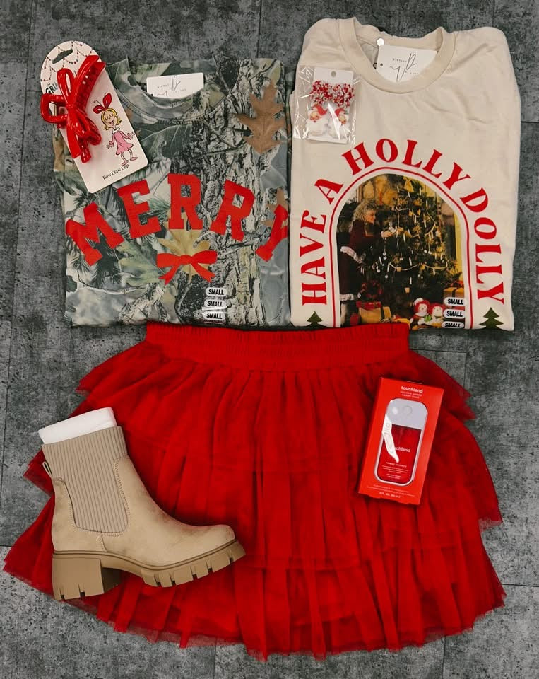 Santa Festive Skirt