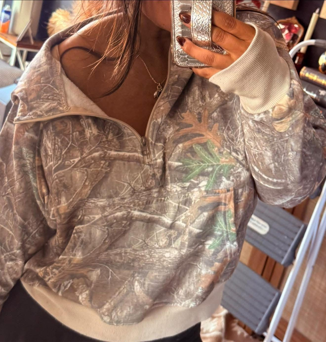 Cozy Camo Pullover