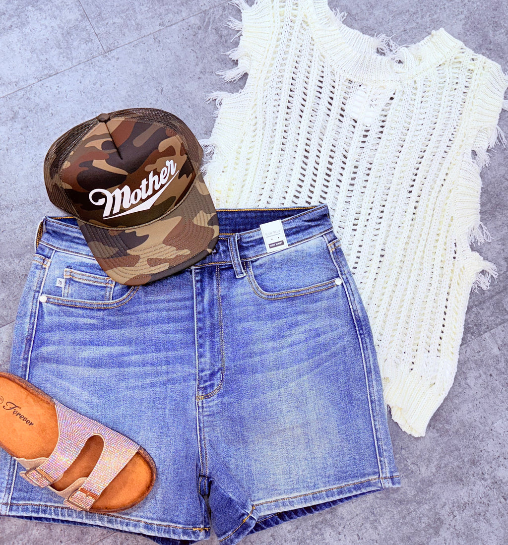 Blue Ridge High-Rise Shorts