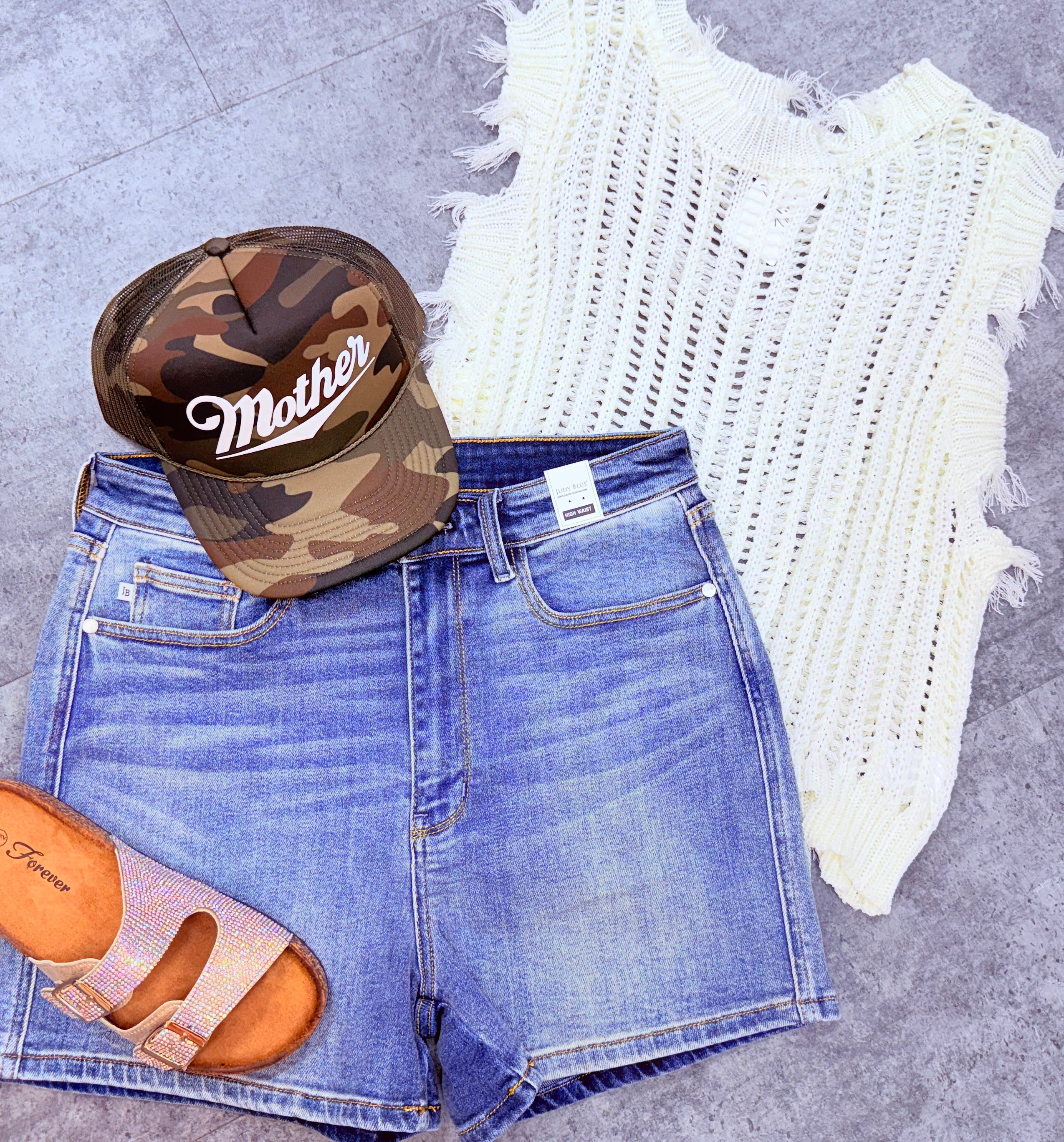 Blue Ridge High-Rise Shorts