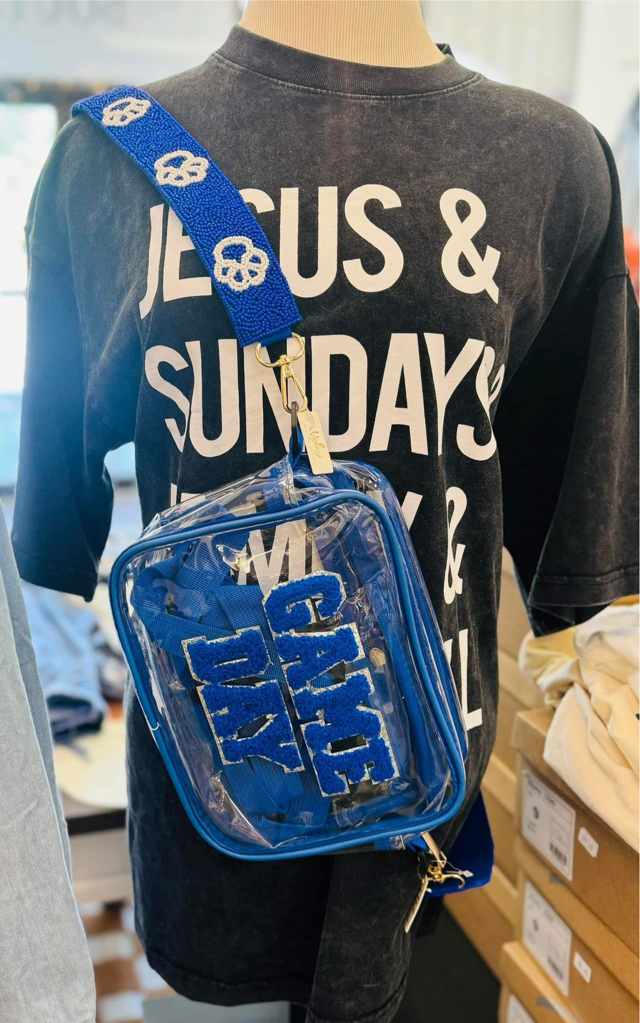 Football Sunday Vintage Washed Tee