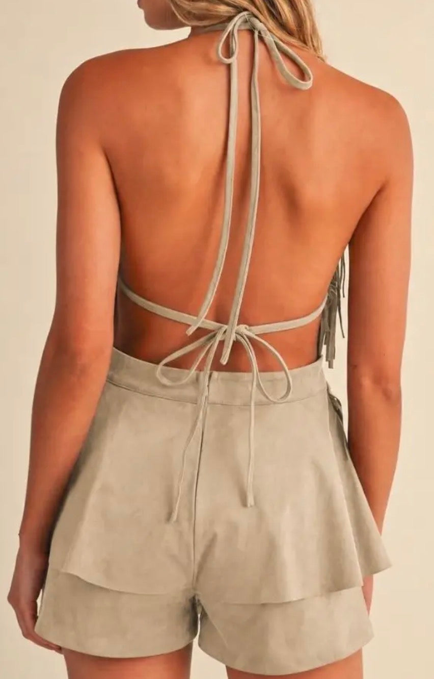 The Desert Darling Fringe Romper
