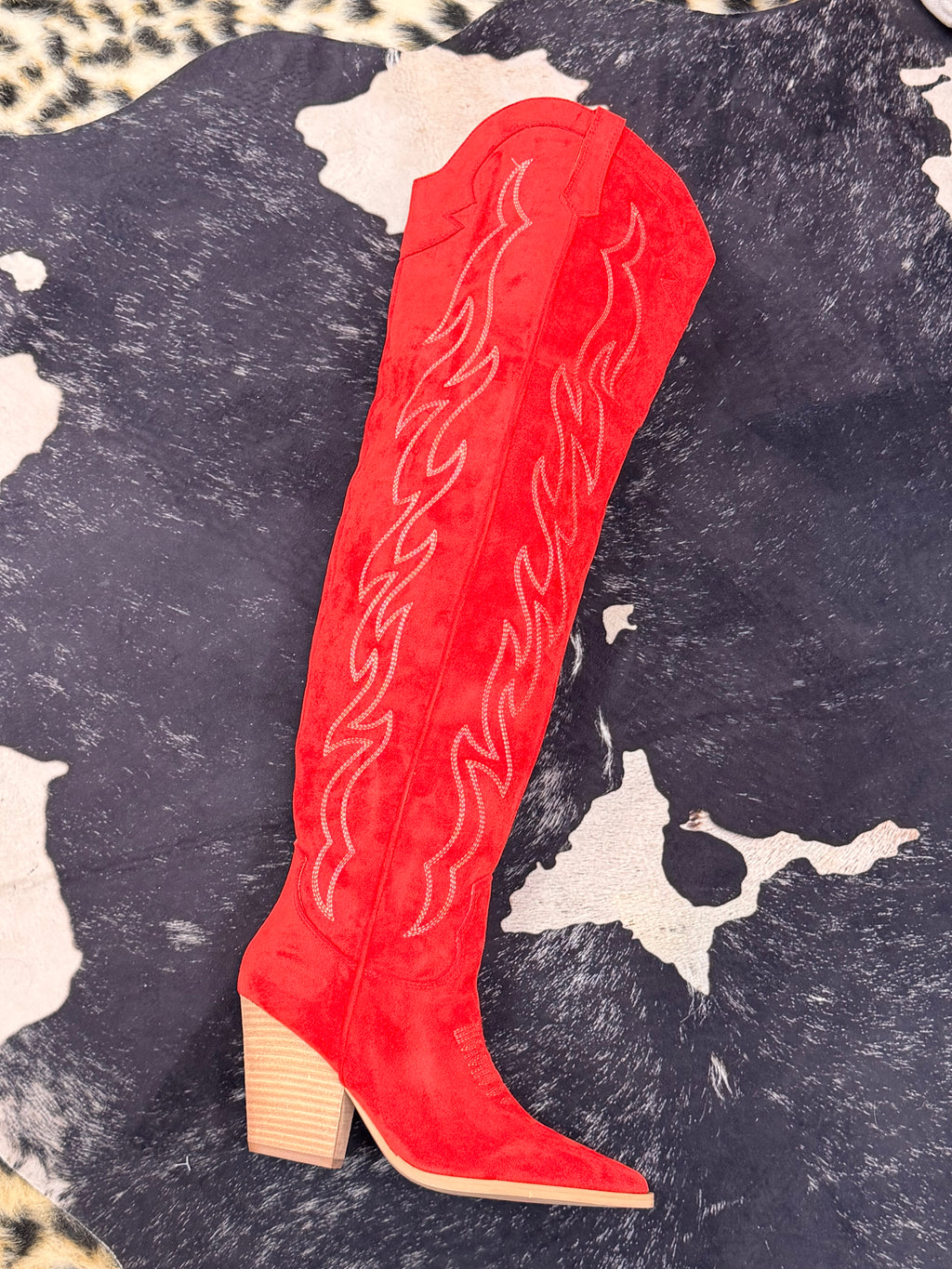 Red Hot Rodeo Boots