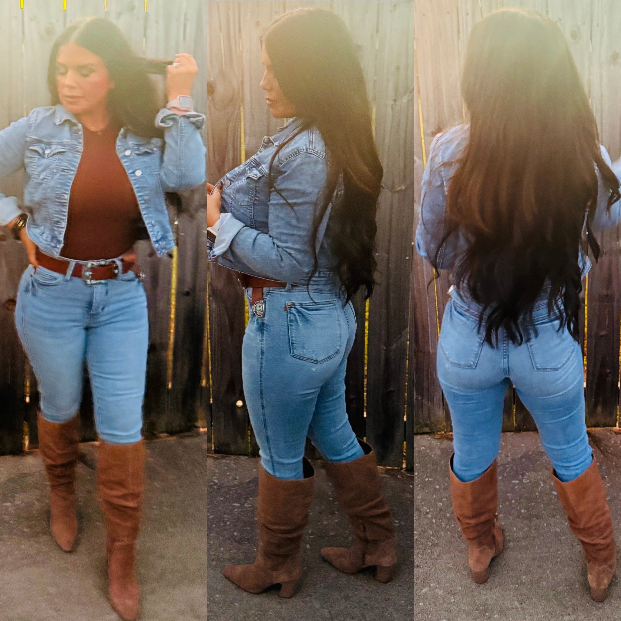 Vintage Wash Skinny Jeans