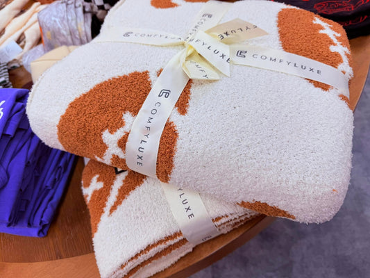 Reversible Lux Football Throw