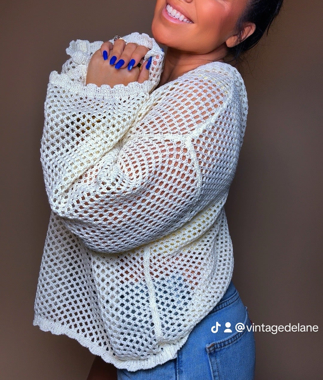 Salt Air Crochet Pullover