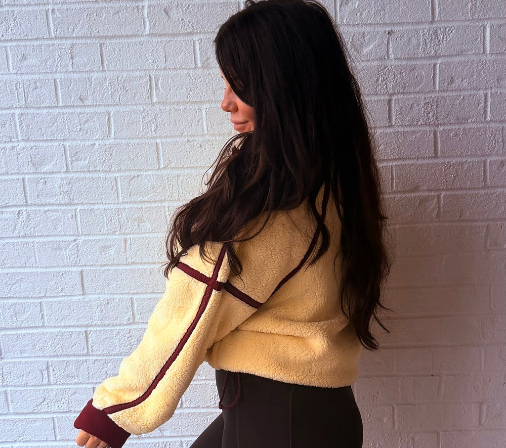 Honey & Haze Sherpa Pullover