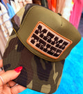 Mama Tried Camo Trucker Hat