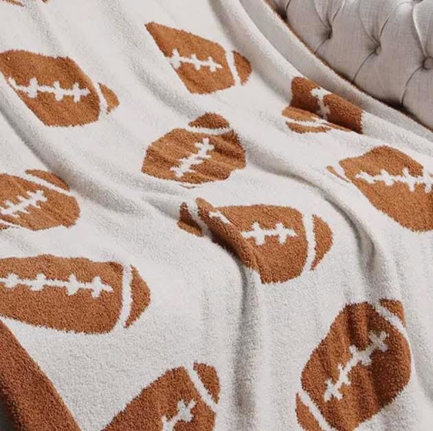 Reversible Lux Football Throw