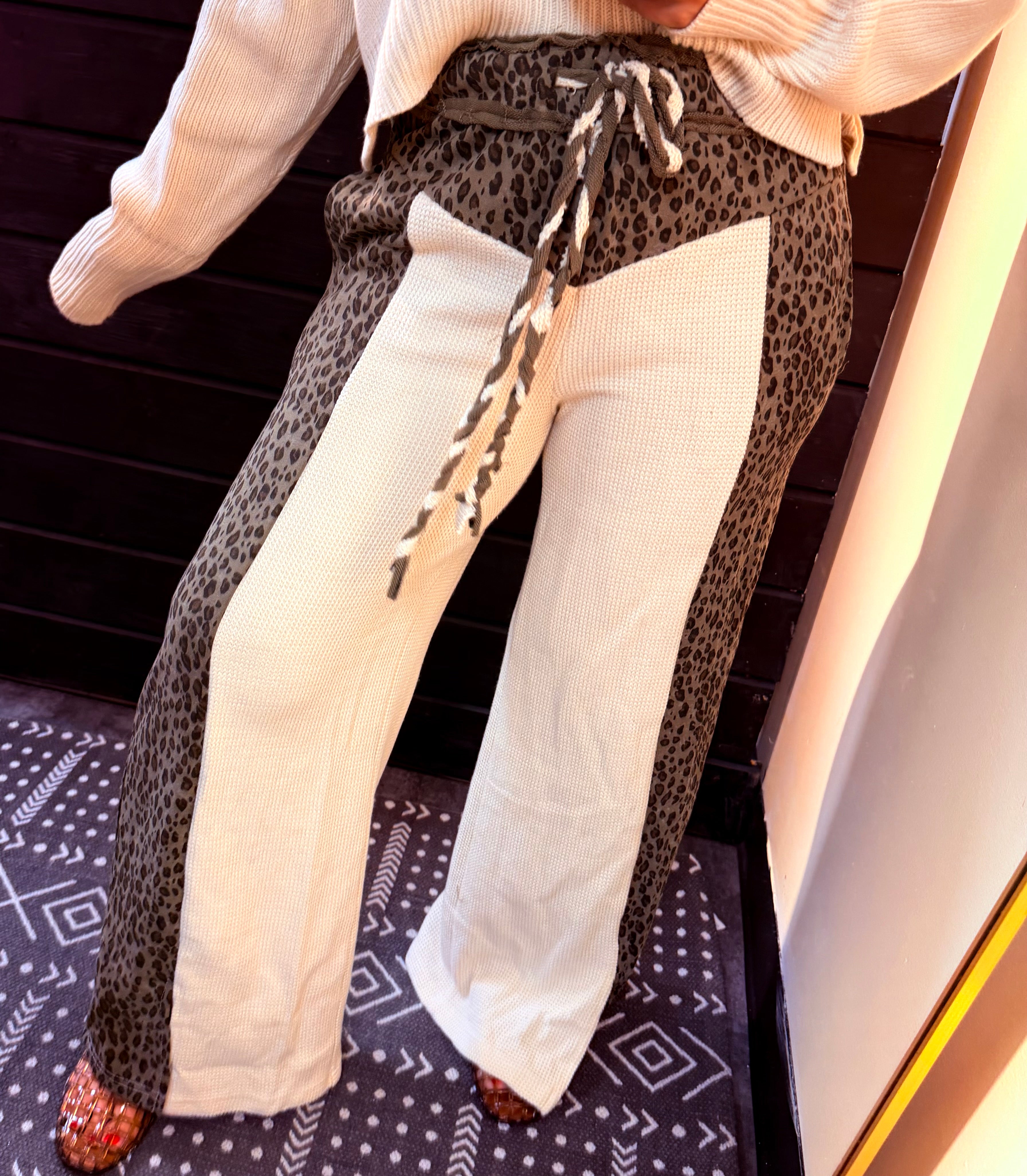 Wild Contrast Pants