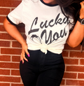 Lucky You Ringer Tee