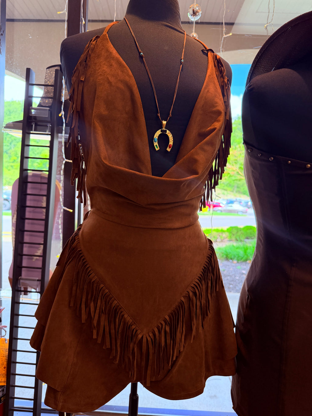 Whiskey Business Fringe Romper