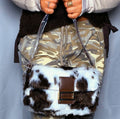 Rodeo Romance Cow Print Shoulder Bag