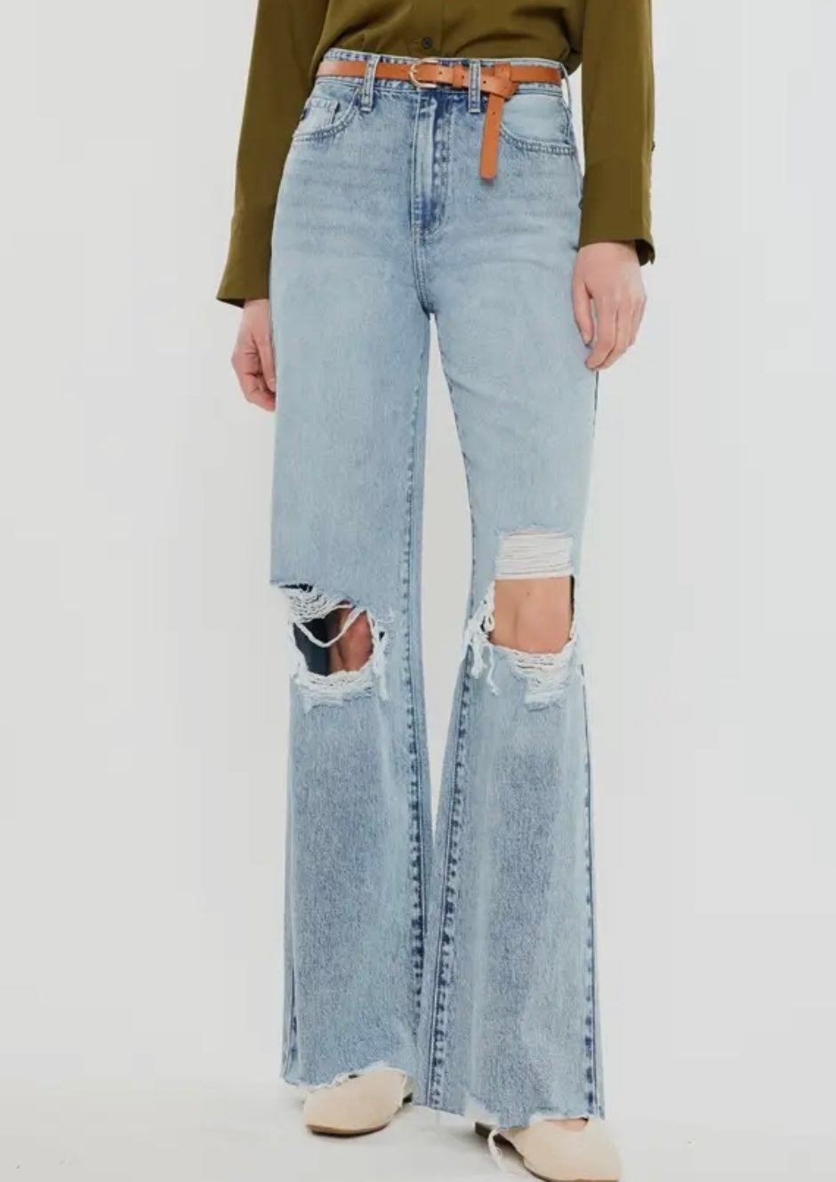Rebel Road Flare Jeans