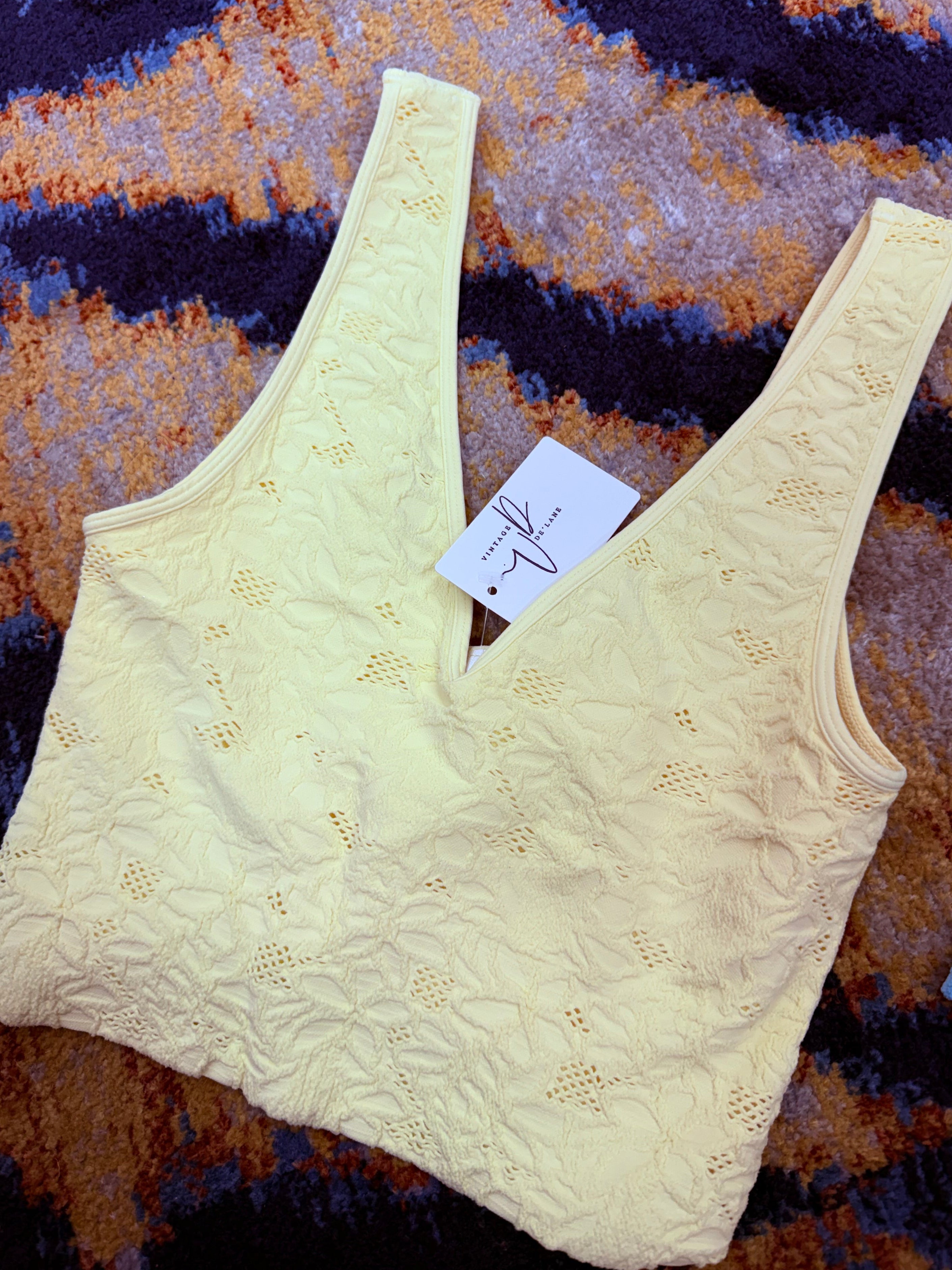 Lemon Glow Seamless Tank