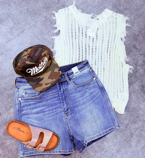 Blue Ridge High-Rise Shorts
