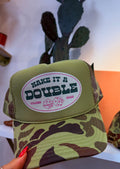 Double Down Camo Trucker Hat