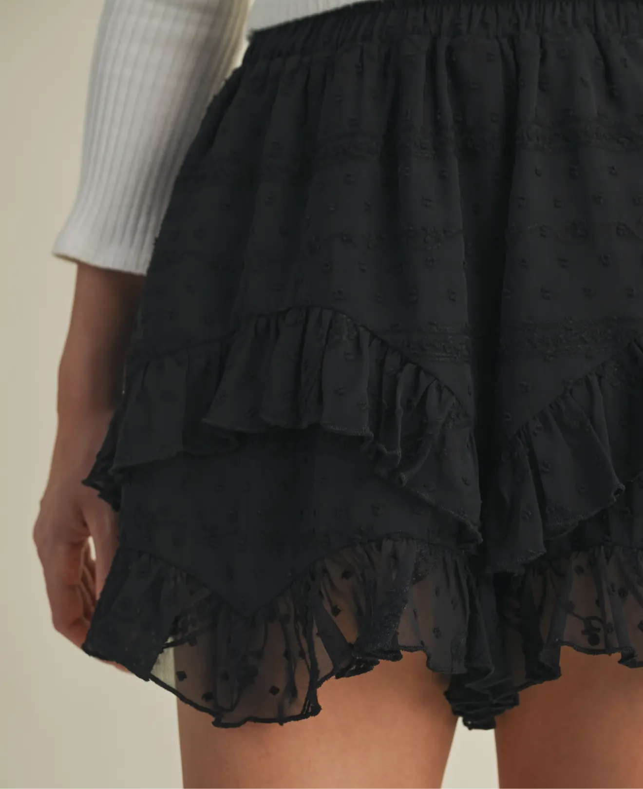 Ruffle Layered Shorts