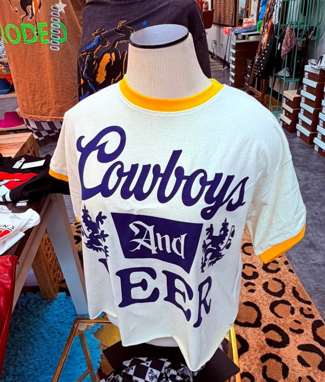 The Cowboys & Beer Baby Tee