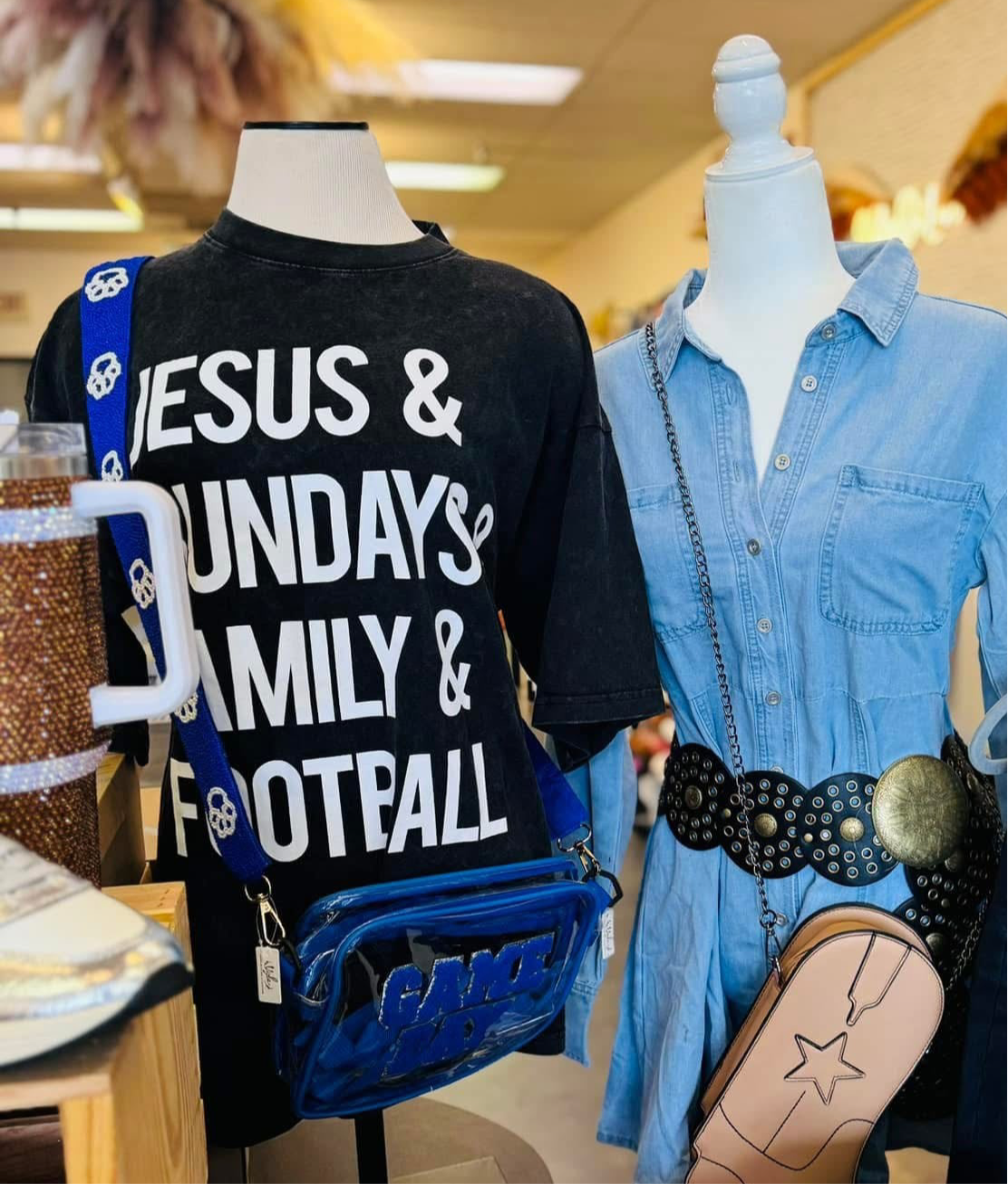 Football Sunday Vintage Washed Tee