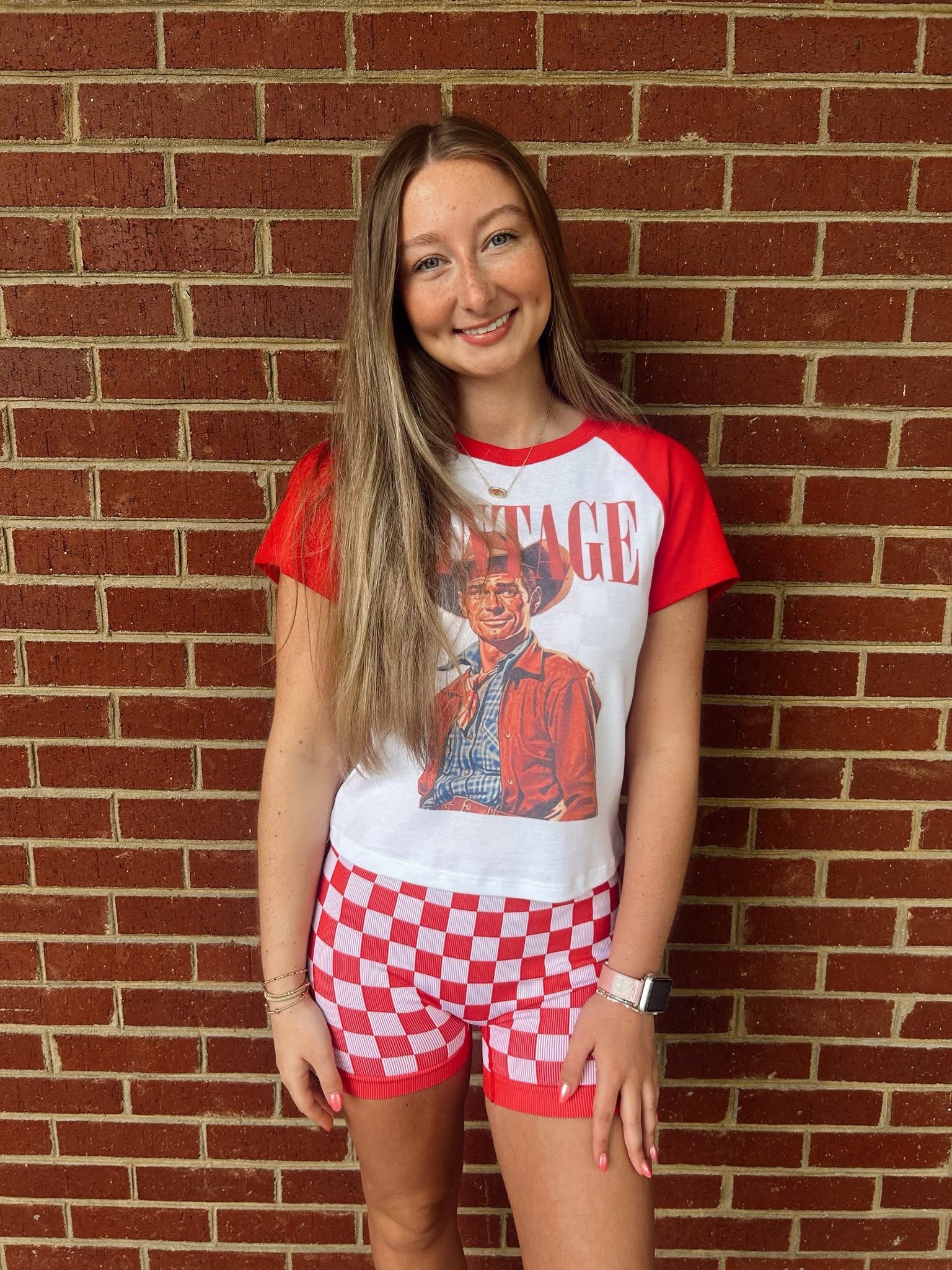 Vintage Cowboy Raglan Tee