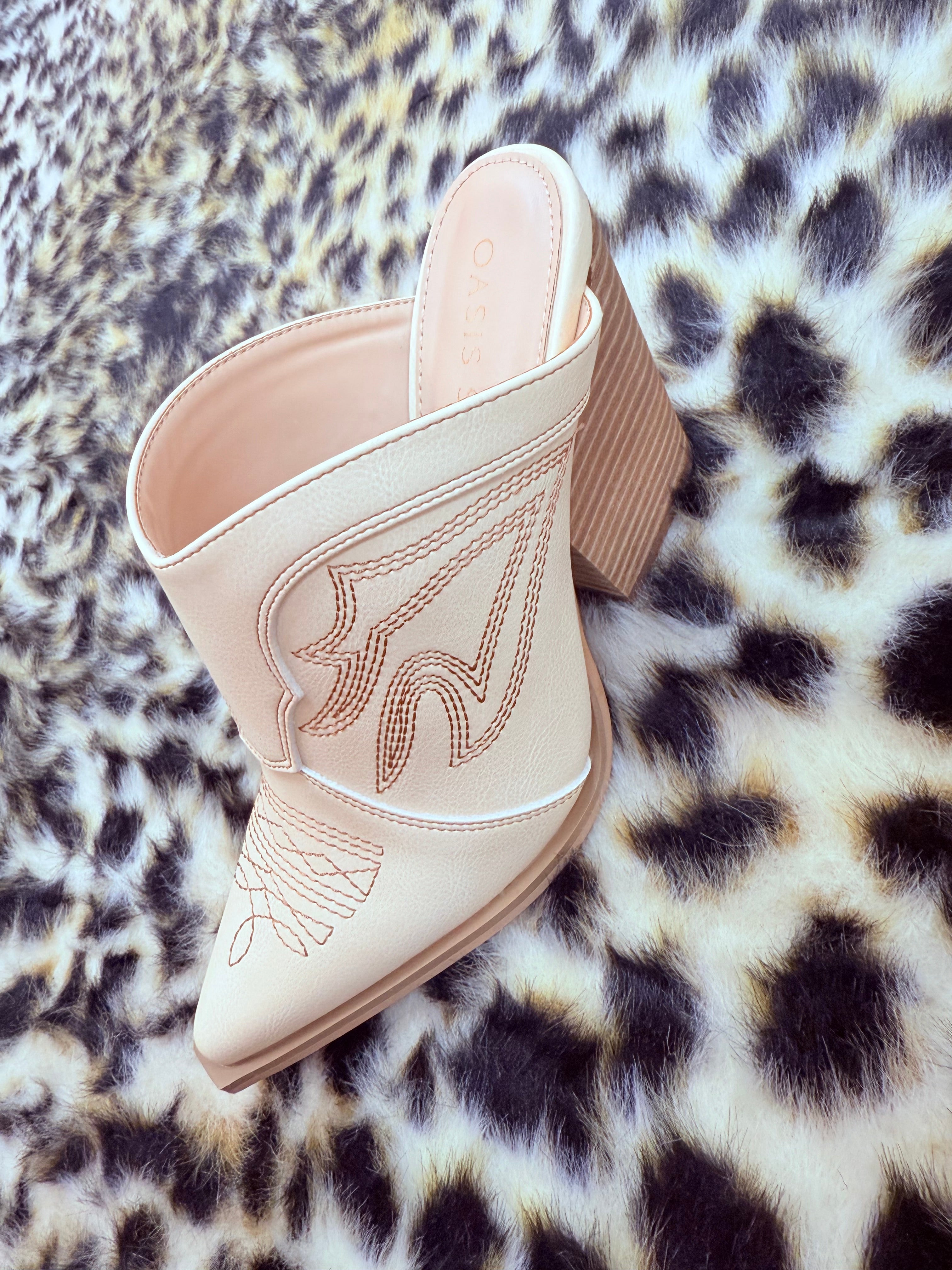 Western Heeled Mules