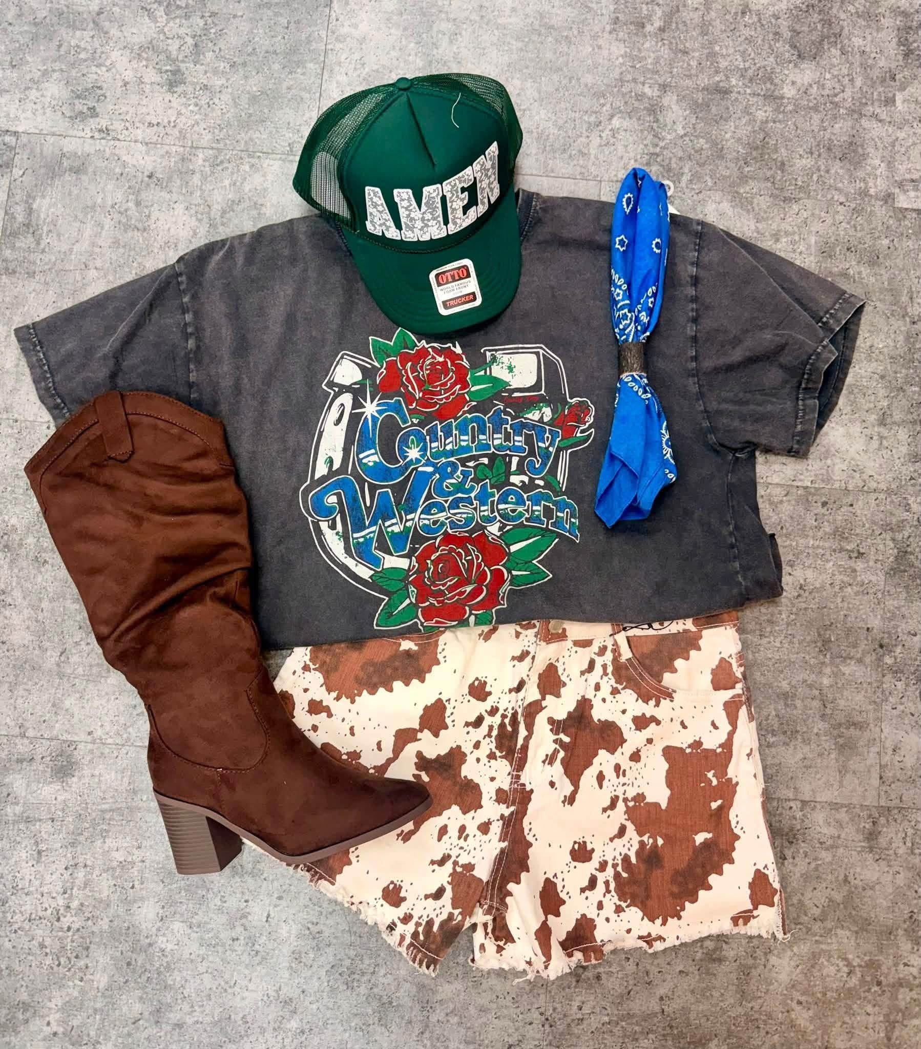 The Wild Rose Western Tee