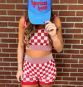 Cherry Check Race Set