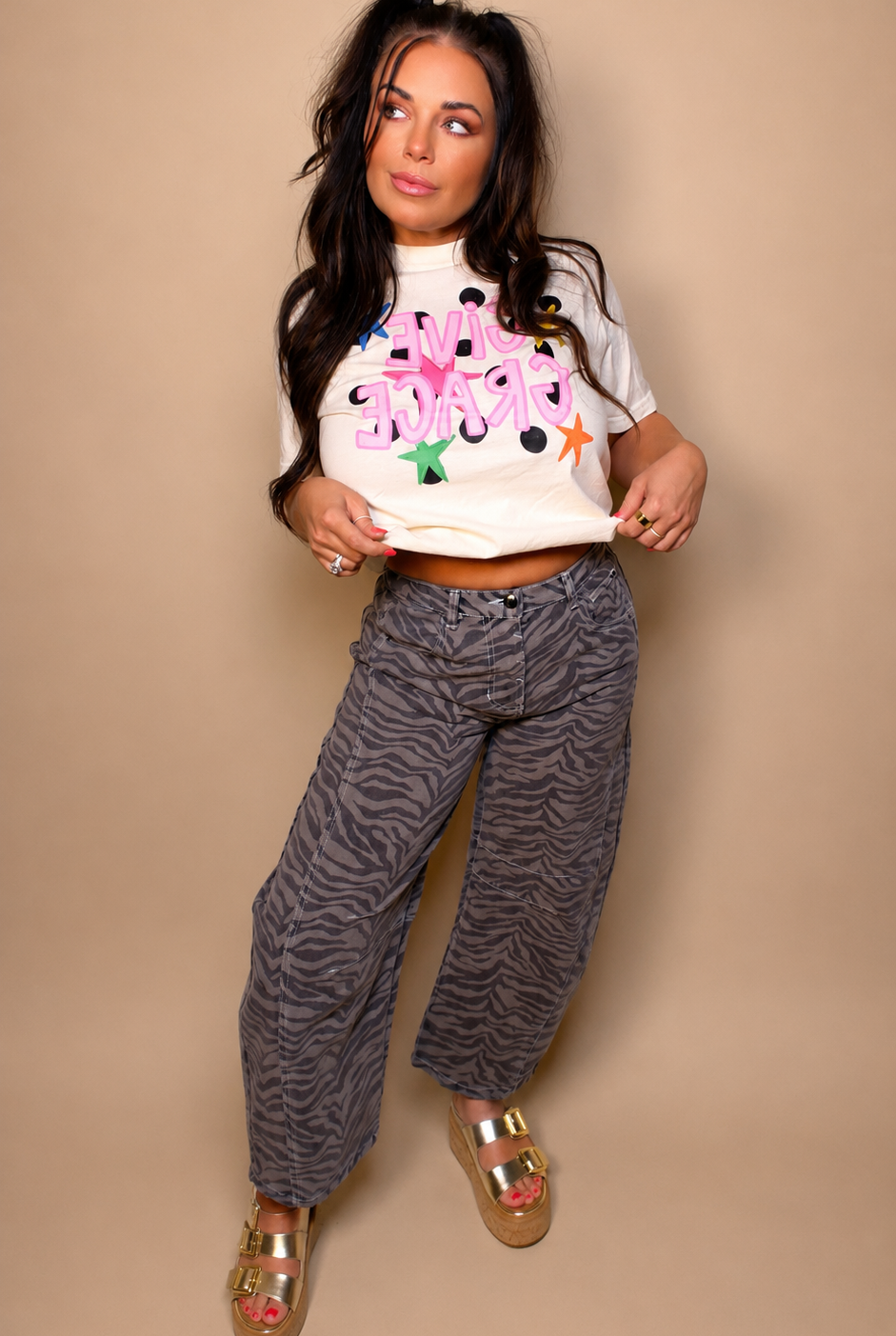 Wild Side Barrel Pants