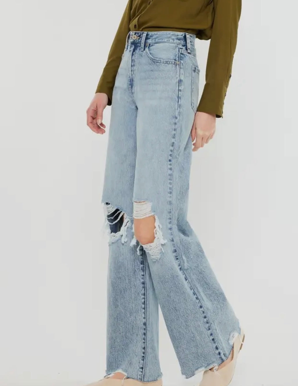 Rebel Road Flare Jeans